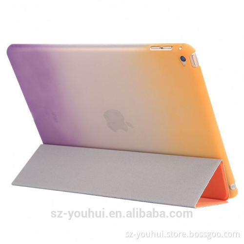 Factory Price Rainbow Color Laptop Sleeve Pu Leather Case For Ipad Air
